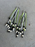 Boot Tassels - Checker Lime