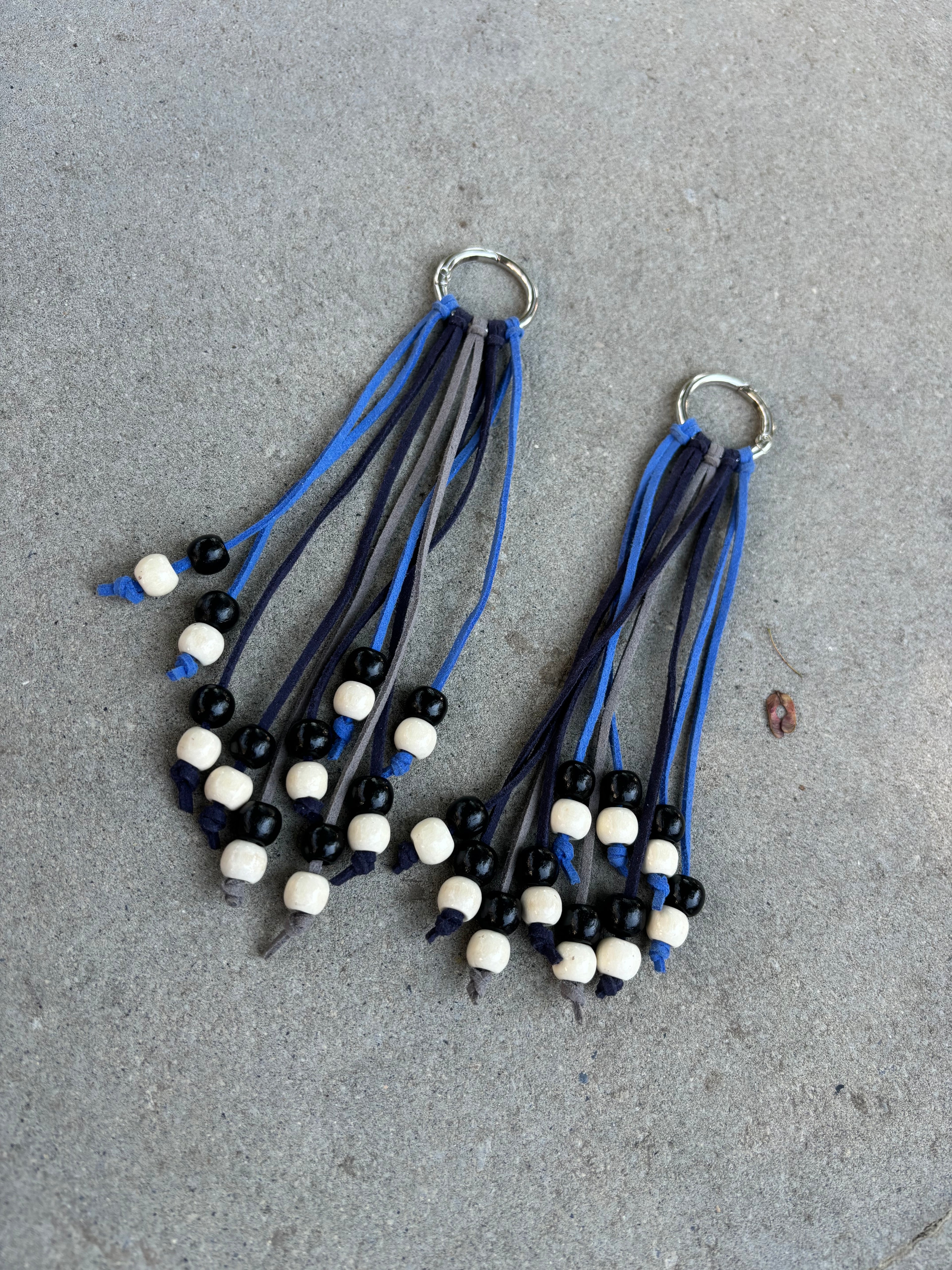 Boot Tassels - Blues