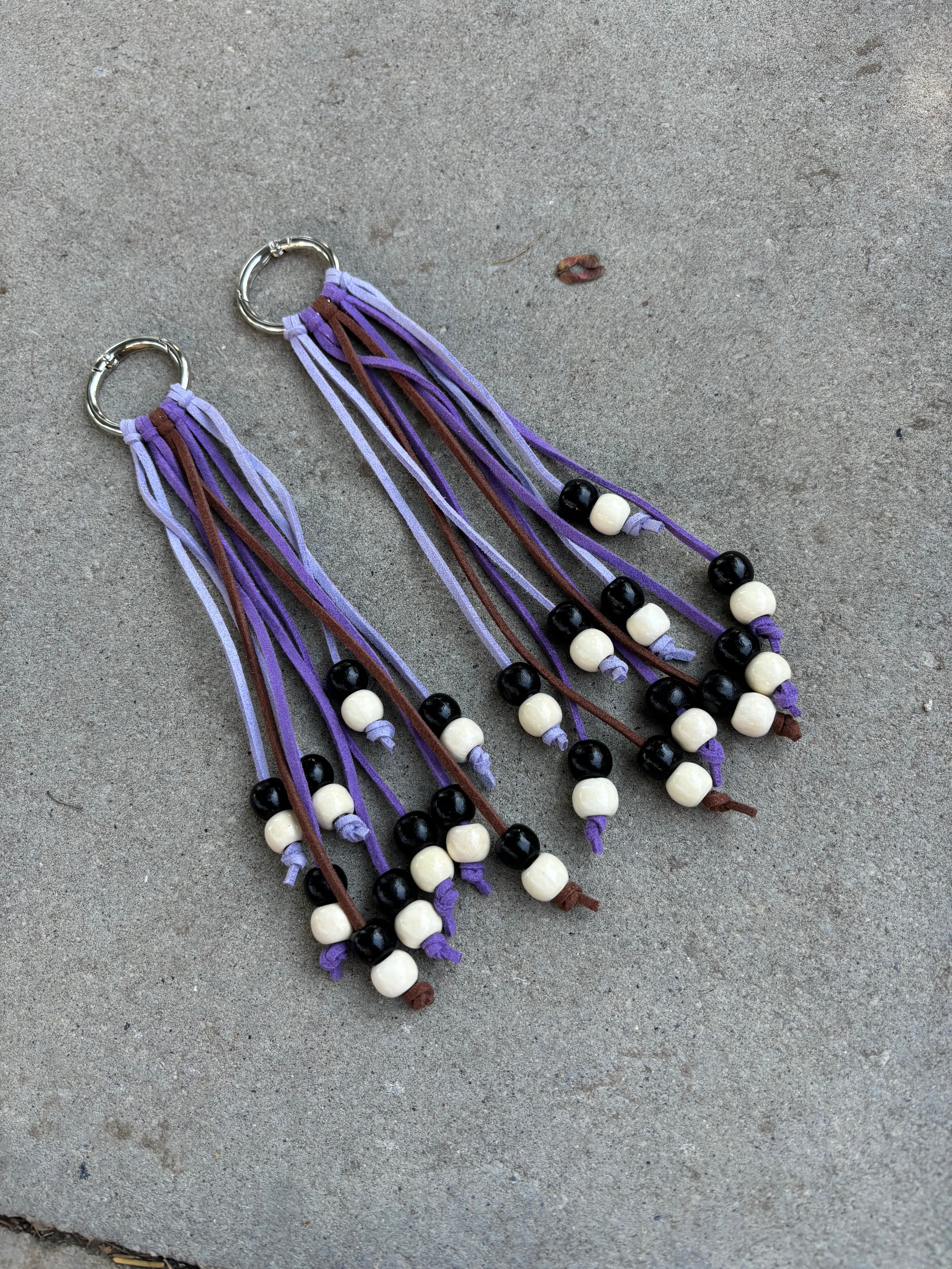 Boot Tassels - Purples
