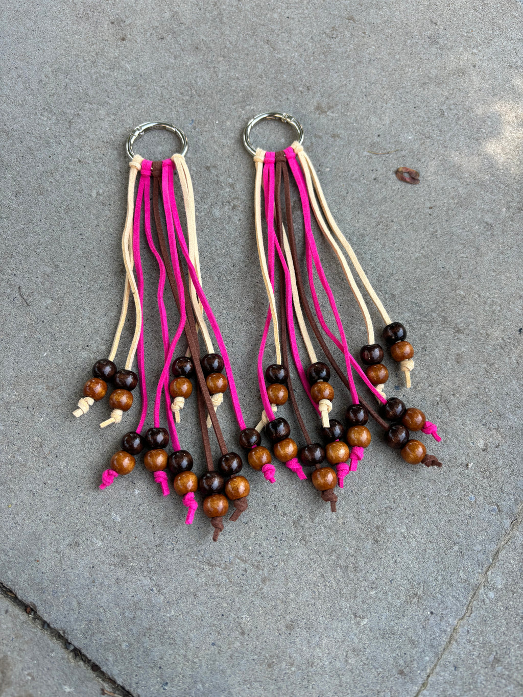 Boot Tassels - Pink