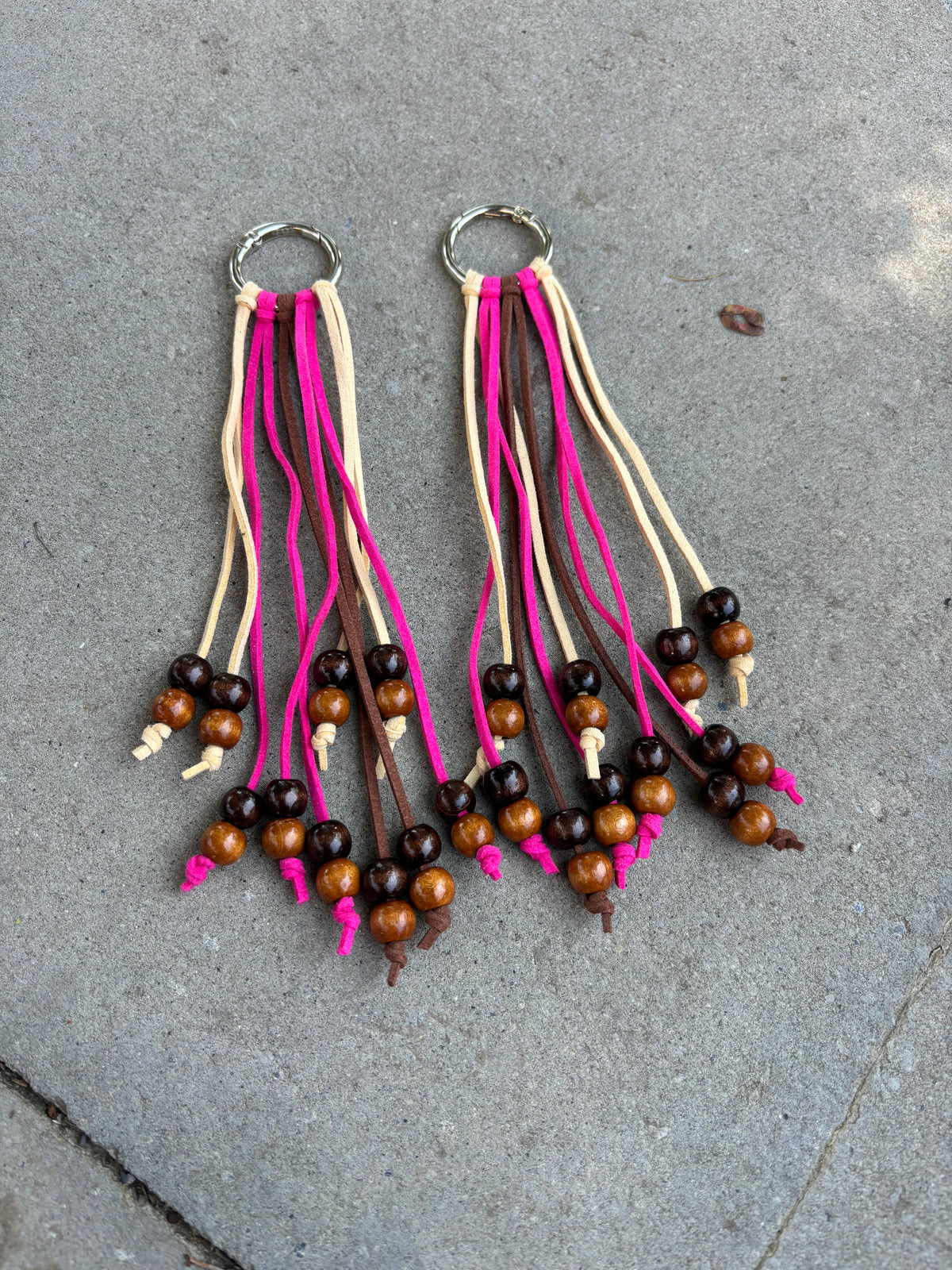 Boot Tassels - Pink