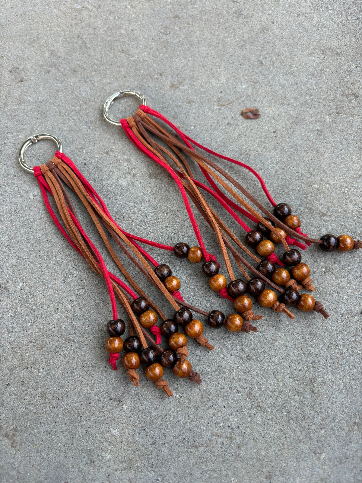 Boot Tassels - Red