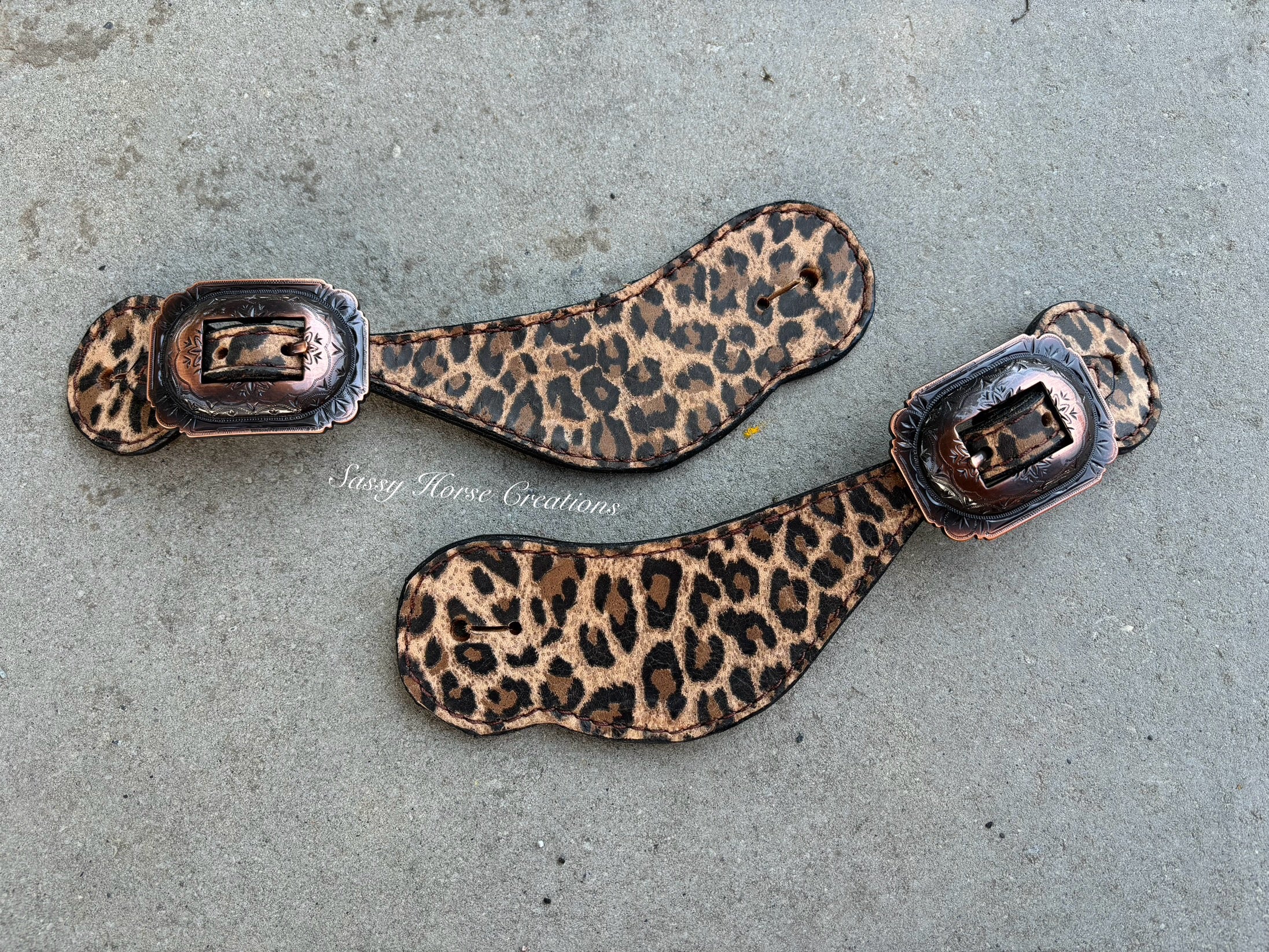 Cheetah Spur Straps