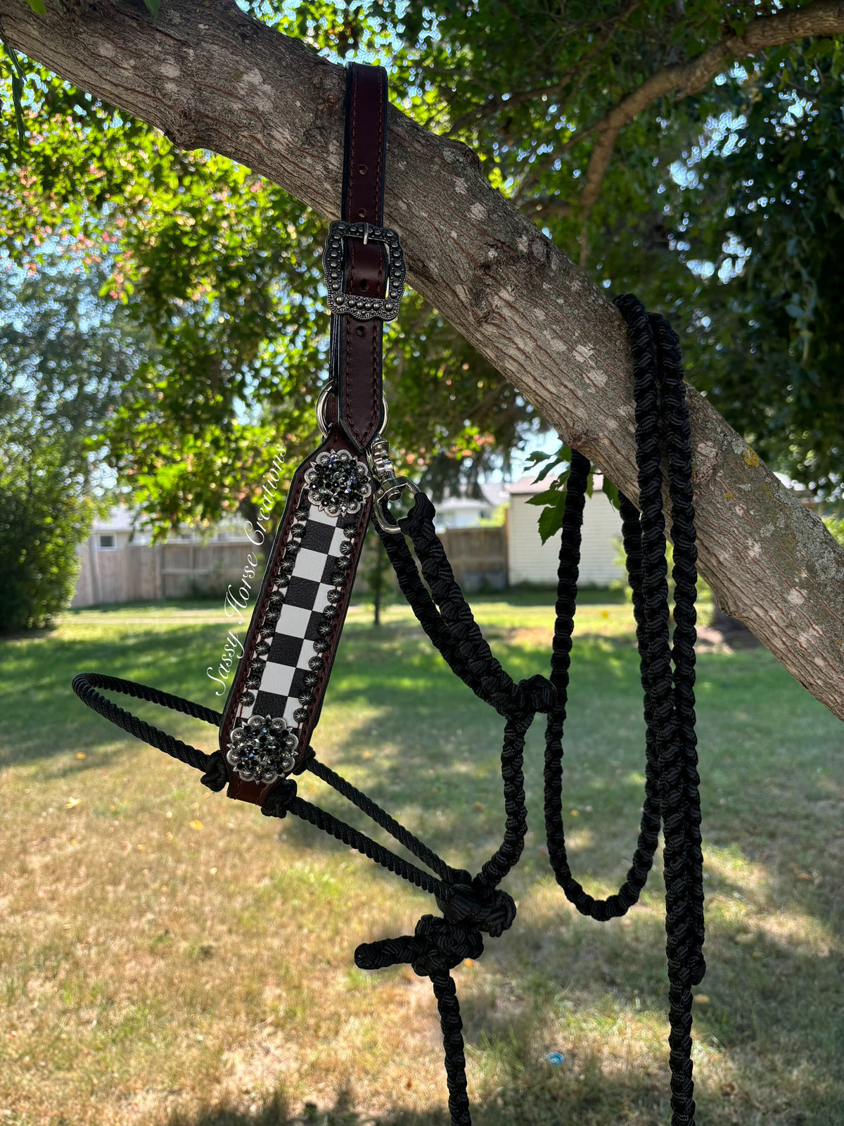 Checker Combo Halter